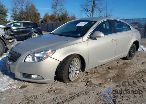 2012 Buick Regal из США, поврежденный, VIN 2G4GR5EK6C9118281